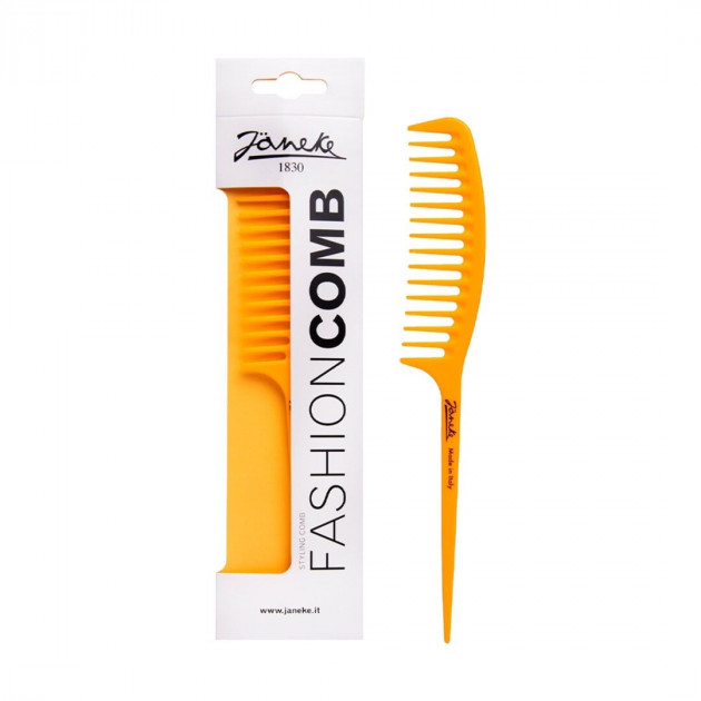 Janeke Гребінь з ручкою 82826OFL Помаранчевий