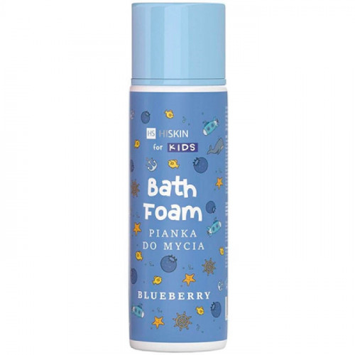HiSkin Kids Піна-СПРЕЙ для душу з ароматом чорниці СИНЯ 250 мл
