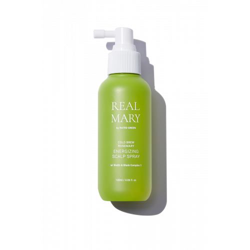 Rated Green Real Mary Energizing Scalp Spray 120ml Енергетичний спрей для шкіри голови з розмарином Rated Green Real Mary Energizing Scalp Spray 120ml Енергетичний спрей для шкіри голови з розмарином