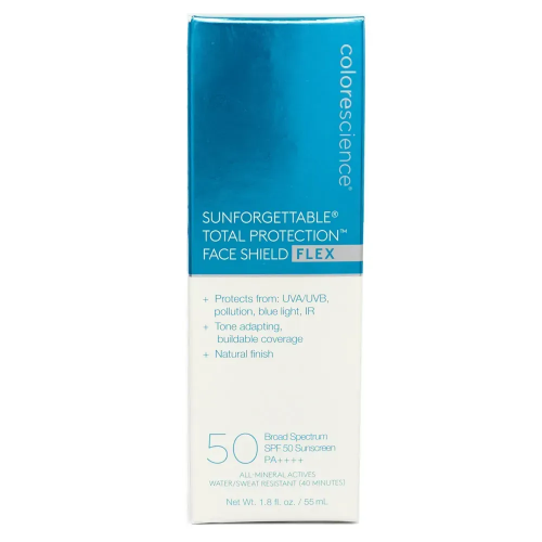 Colorescience Sunforgettable Total Protection Face Shield Flex SPF 50 Light 55 ml Сонцезахист з адаптивними пігментами