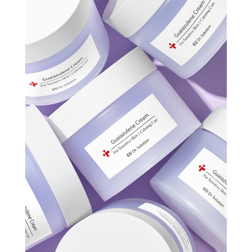 Cuskin Dr.Solution Guaiazulene Cream 50ml Інтенсивний заспокійливий крем з гвайазуленом, троксерутином та менадiоном