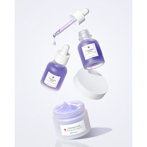 Cuskin Dr.Solution Guaiazulene Cream 50ml Інтенсивний заспокійливий крем з гвайазуленом, троксерутином та менадiоном