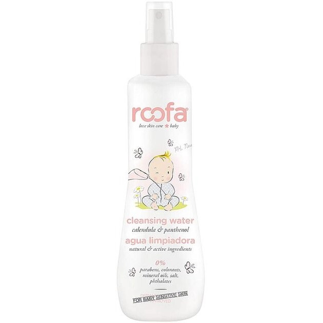 Roofa Baby Cleansing water (Natural) 200ml Натуральна вода, що очищує