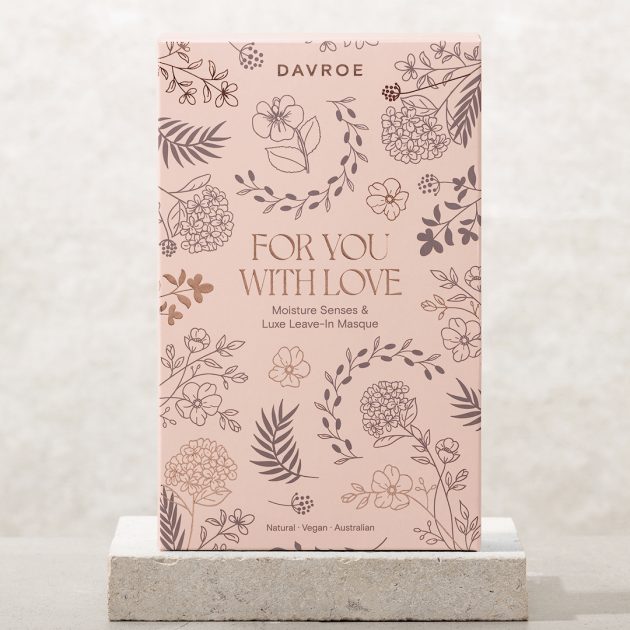 Davroe For You with love Moisture Senses&Luxe Leave-In Masque Набір Повнорозмірних засобів для Зволоження