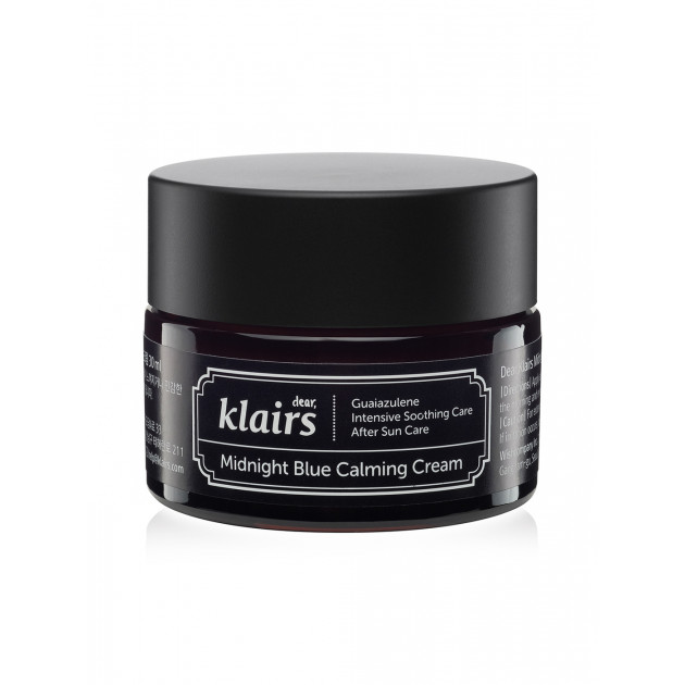 Dear Klairs Midnight Blue Calming Cream 30ml Заспокійливий нічний крем для обличчя