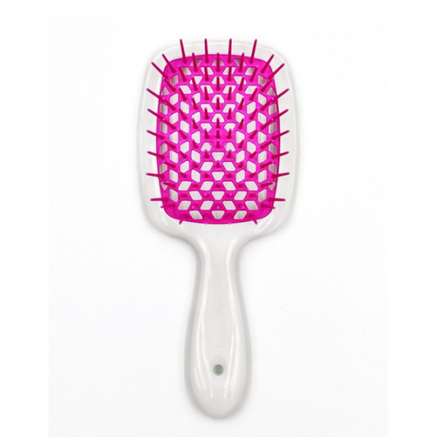 Щітка Janeke Superbrush The Original SP226BIA FUX Біла/фуксія