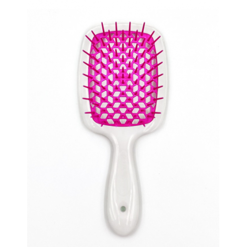 Щітка Janeke Small Superbrush The Original 56SP234FUX Біла/фуксія