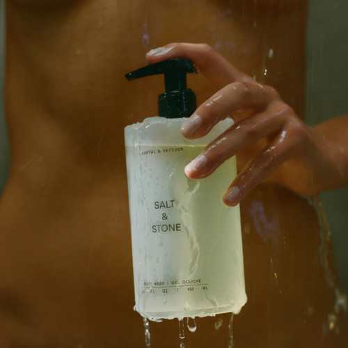 SALT&STONE Gel Doushe Santal&Vetiver 450ml Антиоксидантний гель для душу з ароматом сандалового дерева та ветивер