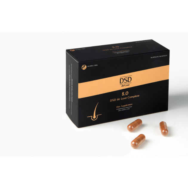 DSD de Luxe 8.0 Complete 60 капсул Вітамінно-мінеральний комплекс проти випадіння волосся