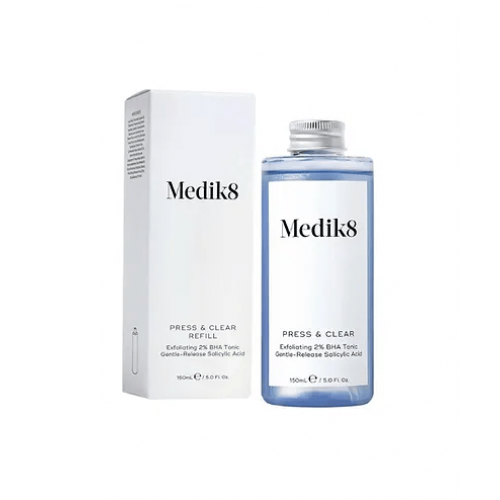 Medik8 Press & Clear Refill 150 ml Відлущувальний ВНА-тонік з 2% інкапсульованою саліциловою кислотою (змінний флакон)