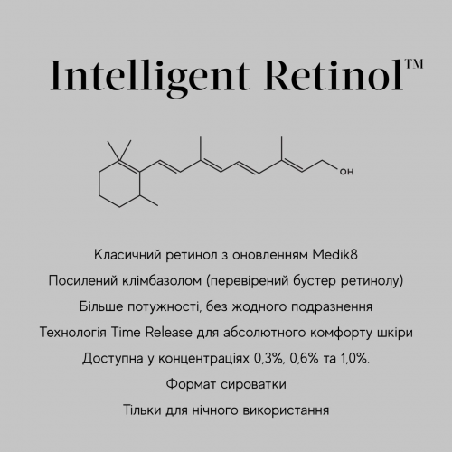 Medik8 Intelligent Retinol 3TR 15ml Нічна сироватка з ретинолом 0,3%