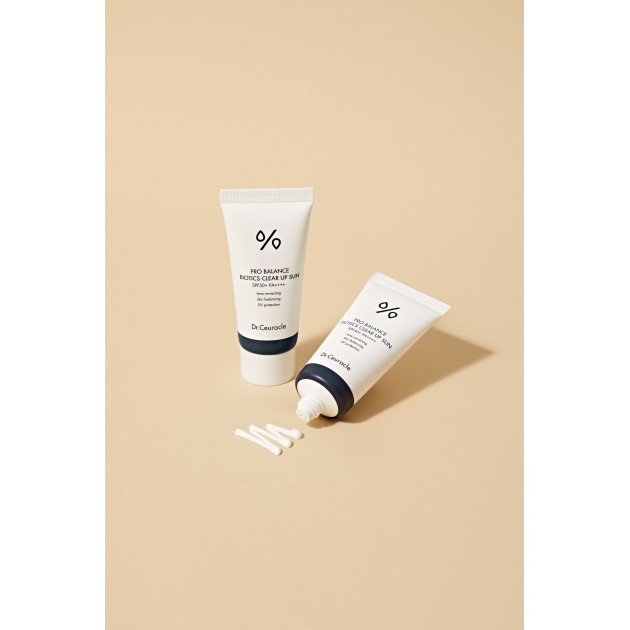 Dr.ceuracle Pro Balance Biotics Clear Up Sun SPF 50+ 50ml Сонцезахисний освітлюючий крем з пробіотиками