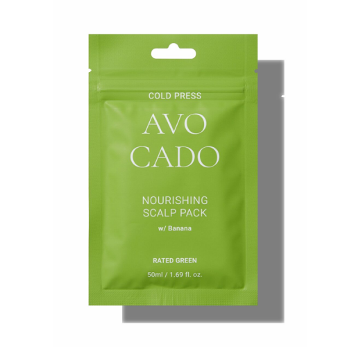 Rated Green Cold Press Avocado Nourishing Scalp Pack саше 50ml Живильна маска з маслом авокадо