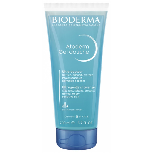 Bioderma Atoderm Gel Douche 200 ml Гель для душу для сухої та чутливої шкіри