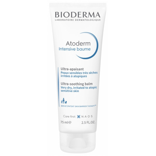 Bioderma Atoderm Intensive Baume 75 ml Інтенсивний бальзам для дуже сухої та чутливої, атопічної шкіри