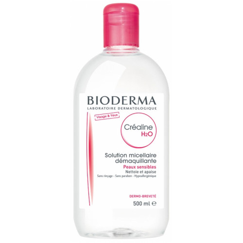 Bioderma Crealine (Sensibio) H2O Solution Micellaire 500 ml Міцелярна вода для чутливої шкіри