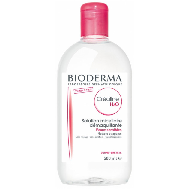 Bioderma Crealine (Sensibio) H2O Solution Micellaire 500 ml Міцелярна вода для чутливої шкіри