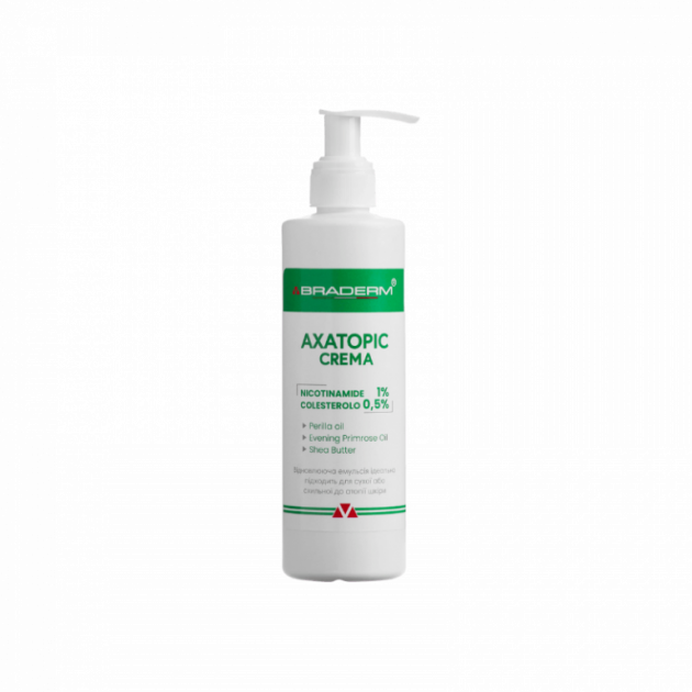 Braderm Axatopic Cream 250ml Заспокійливий крем для атопічної шкіри