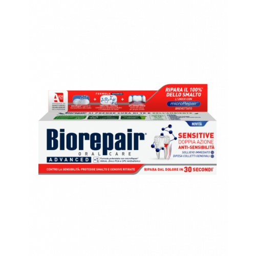 BIOREPAIR Advanced Sensitive Doppia Azione 75 ml Зубна паста 