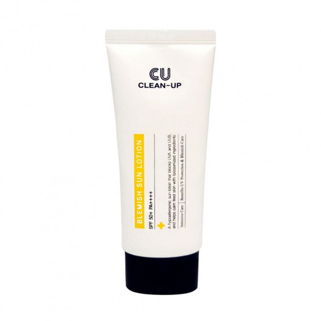Cuskin Clean-up Blemish Sun Lotion SPF 50+ PA++++ 60 ml Cонцезахисний лосьйон