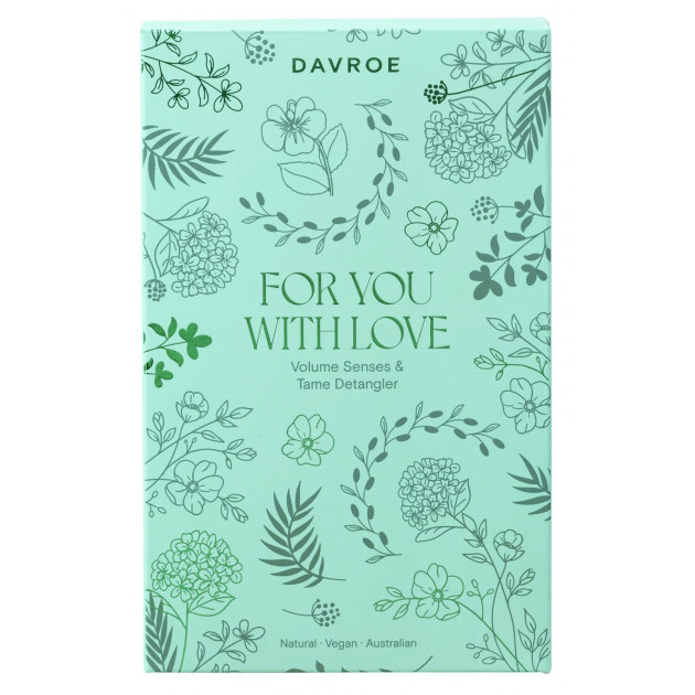 Davroe For You with love Volume Senses & Tame Detangler Набір Повнорозмірних засобів для об'єму
