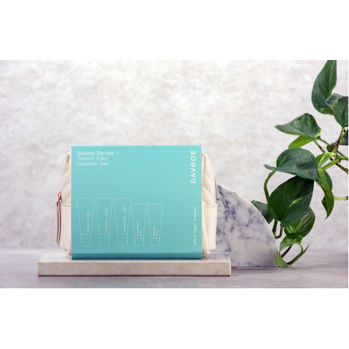 Davroe Travel Pack Volume Senses Набір з косметичкою для об'єму та відновлення