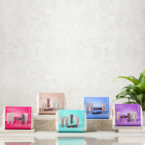 Davroe Travel Pack Volume Senses Набір з косметичкою для об'єму та відновлення