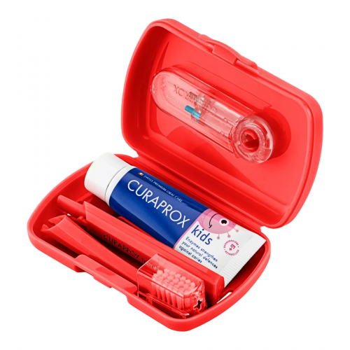 CURAPROX Kids Дорожній набір (Червоний)