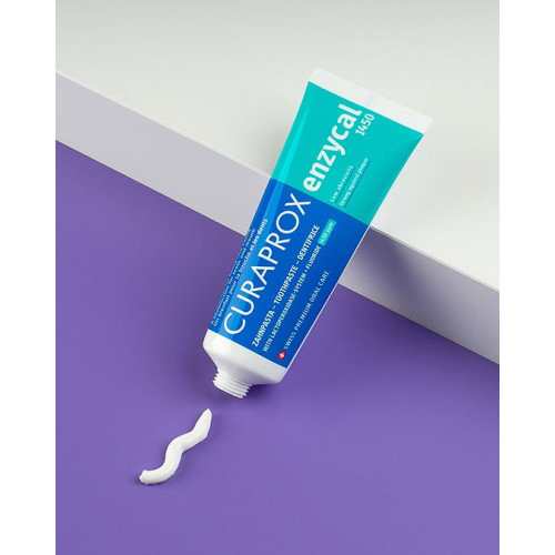 CURAPROX Enzycal 1450 ppm 75ml Зубна паста ферментна Enzycal з високом вмістом фтору