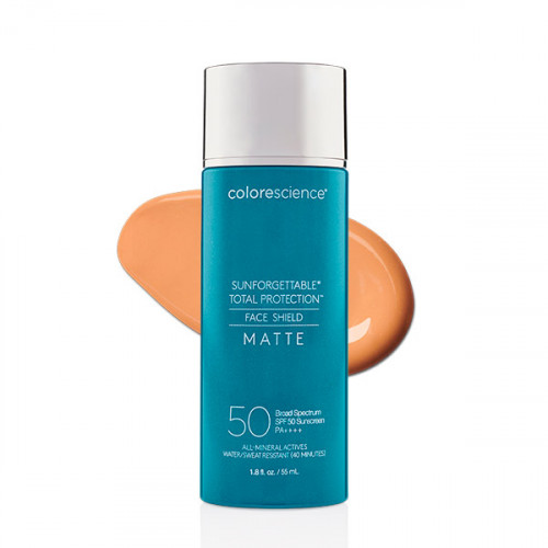 Colorescience Sunforgettable Total Protection Face Shield Matte SPF 50 55 ml Сонцезахисний крем для обличчя з матуючим ефектом