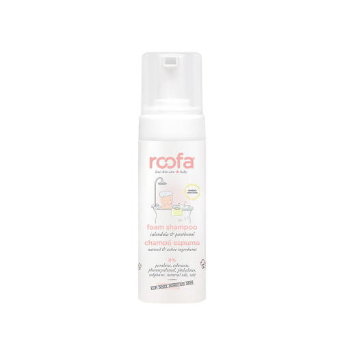 Roofa Baby Foam shampoo syndet (Natural) 150 ml Натуральний синдет шампунь-пінка