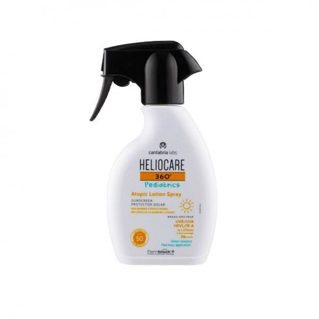 Cantabria Labs Heliocare 360° Pediatrics Atopic Lotion Spray SPF50 250ml Дитячий сонцезахисний крем для атопічної шкіри