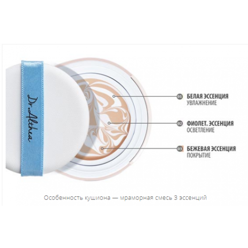 Dr. Althea Pro Lab Double Serum Balm Foundation 23 SPF50+ PA+++ 12g х 2 Кушон з запаскою