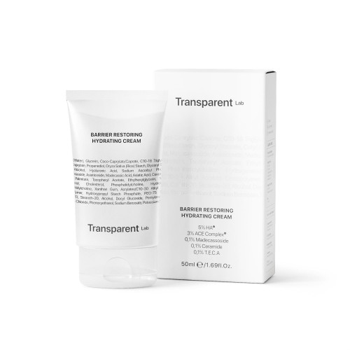 Transparent Lab Barrier Restoring Hydrating Cream 50 ml Зволожуючий та відновлюючий  крем для обличчя