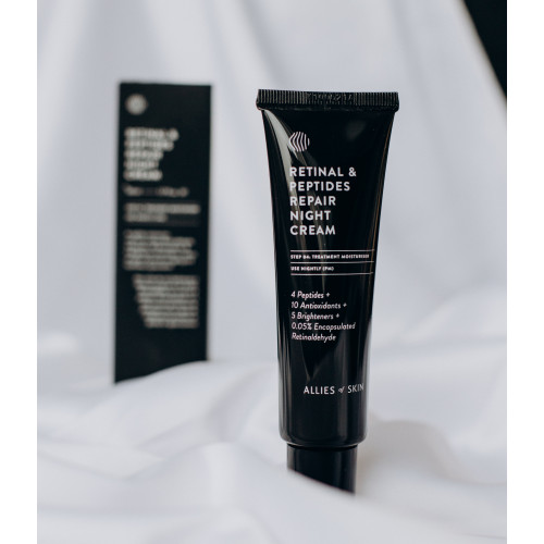 Allies of Skin Retinal & Peptides Repair Night Cream 50ml Нічний антивіковий крем для обличчя