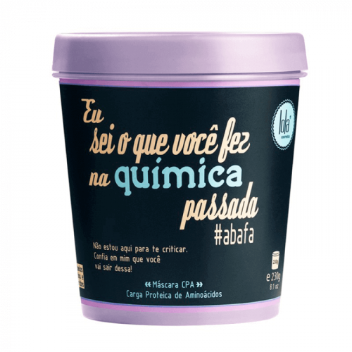 Lola Cosmetics Eu Sei o Que Voce Fez Quimica Passada Mask 230g Маска для для пошкодженого волосся або знебарвленого