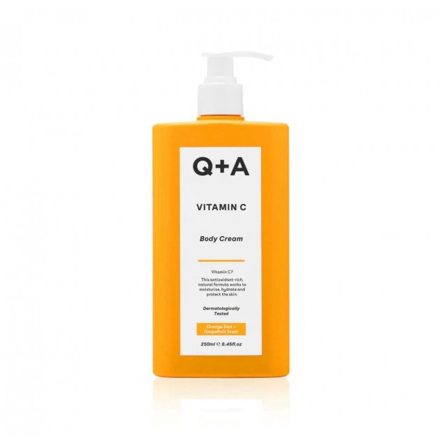 Q+A Vitamin C Body Cream  250ml Крем для тіла з Вітаміном С
