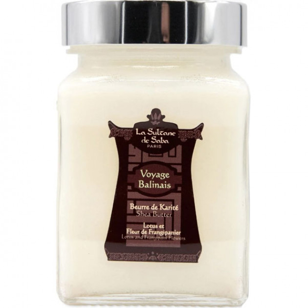 La Sultane De Saba Shea Butter Lotus et Frangipanier 300ml  Масло Каріте Лотос та Франжипані