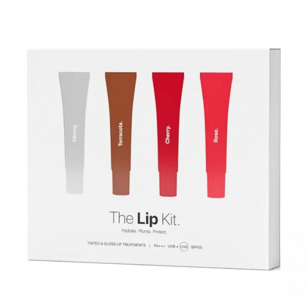 Transparent Lab Lipkit Treatment Набір зволожуючих бальзамів для губ із SPF 50 у чотирьох відтінках