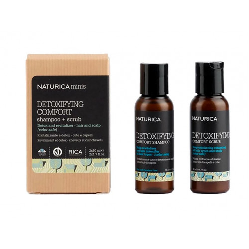 Rica Detoxifying Minis 2x50 ml Міні детокс набір: шампунь та скраб