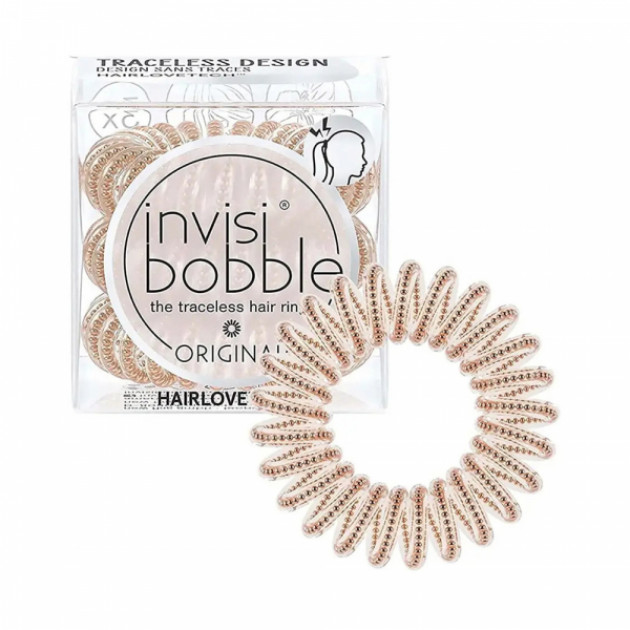 Резинка-браслет для волосся invisibobble ORIGINAL Bronze and  Beads