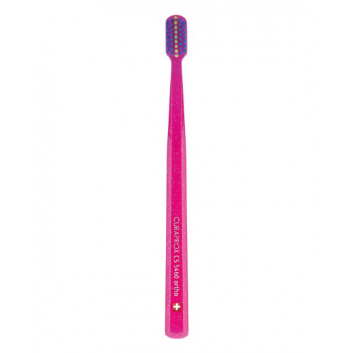 CURAPROX ortho ultra soft Ортодонтична зубна щітка (рожева)
