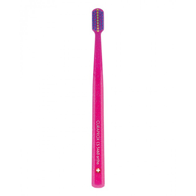 CURAPROX ortho ultra soft Ортодонтична зубна щітка (рожева)