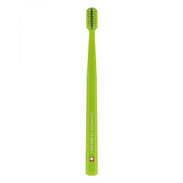 CURAPROX ortho ultra soft Ортодонтична зубна щітка (салатова)