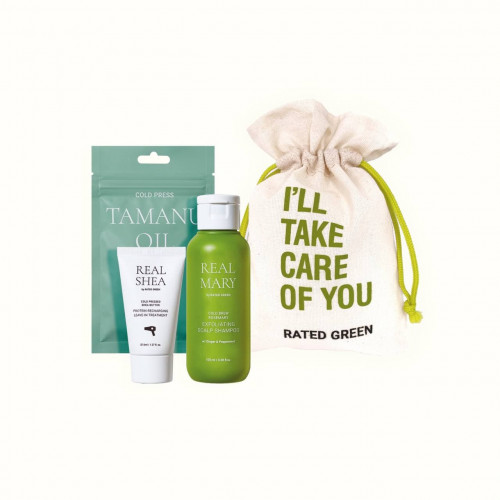 Rated Green Набір мініатюр REAL MARY (з олією таману) Rated Green Набір мініатюр REAL MARY (з олією таману)