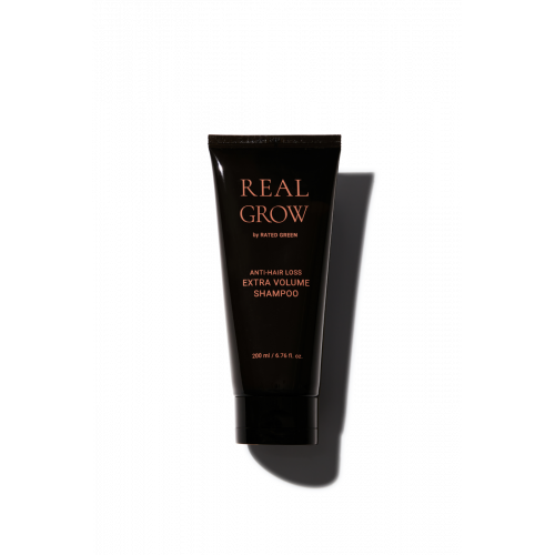 Rated Green Real Grow Anti Hair Loss Extra Volume Shampoo 200ml Шампунь для об'єму волосся та профілактики випадіння Rated Green Real Grow Anti Hair Loss Extra Volume Shampoo 200ml Шампунь для об'єму волосся та профілактики випадіння