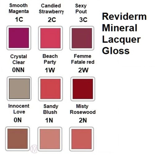 Reviderm Mineral Lacquer Gloss 2N 4.5ml Блиск для губ Глянцевий мінералізований
