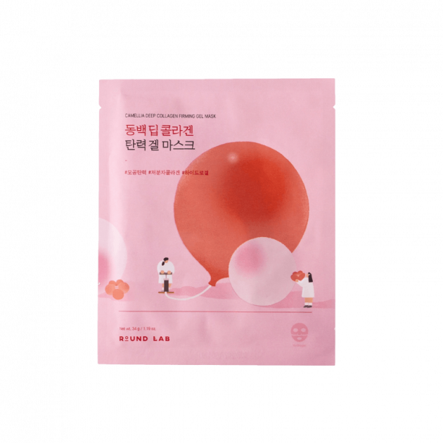 Round Lab Camellia Deep Collagen Firming Gel Mask 34 ml Гелева маска з колагеном