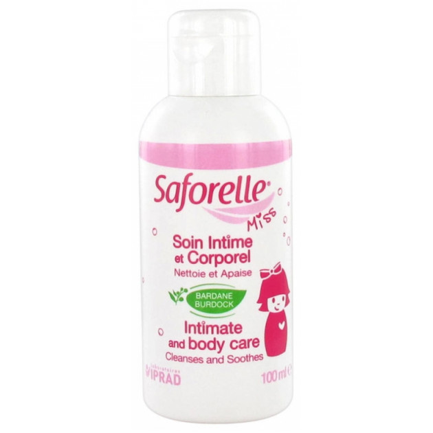 Saforelle Miss Soin Intime et Corporel 100 ml Щоденний гель для інтимної гігієни для дівчаток з 4-х років