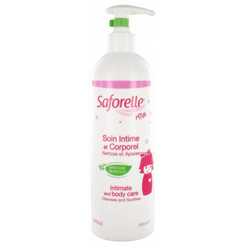 Saforelle Miss Soin Intime et Corporel 500 ml Щоденний гель для інтимної гігієни для дівчаток з 4-х років